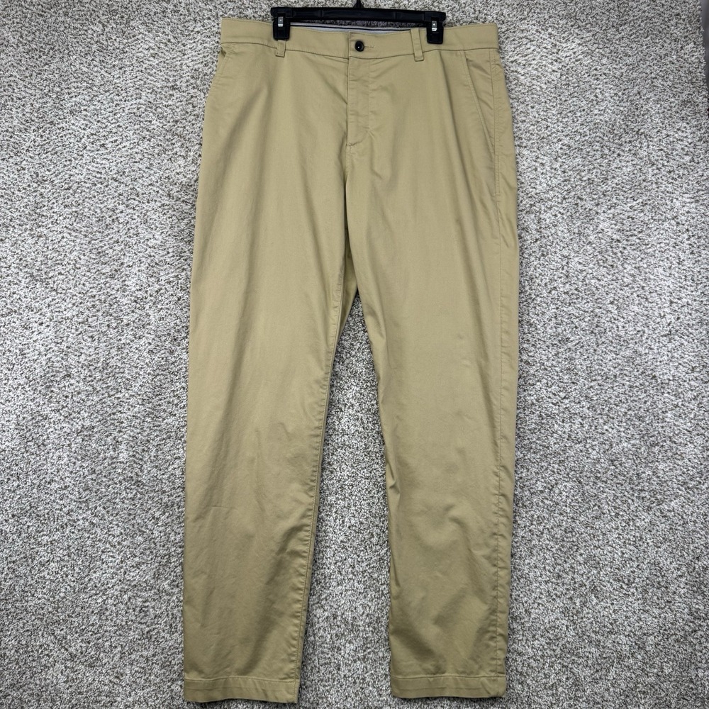 Nike Dri-FIT UV Chino Golf Pants Men's 36x32 Khaki Stone 247122-244 Stretch